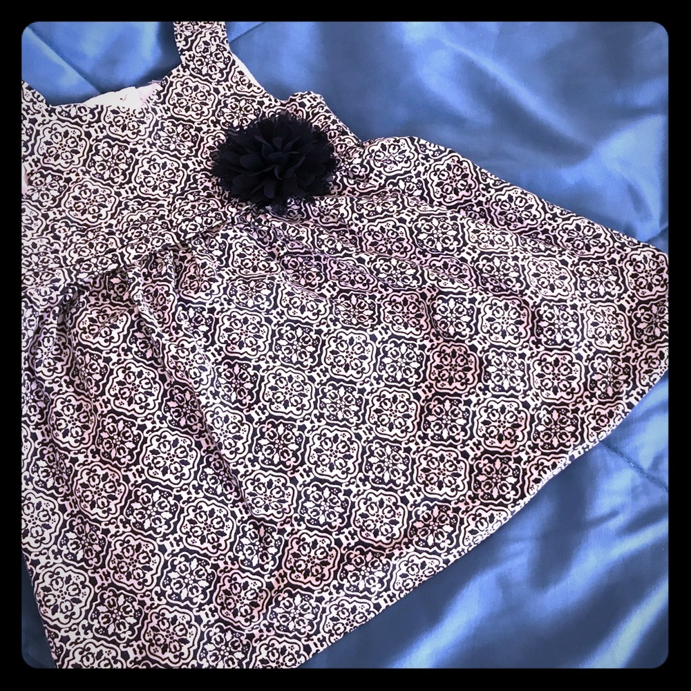 Special occasion kid dress 12 months blue pattern